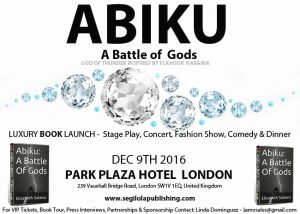 sponsor book launch event abiku a battle of gods